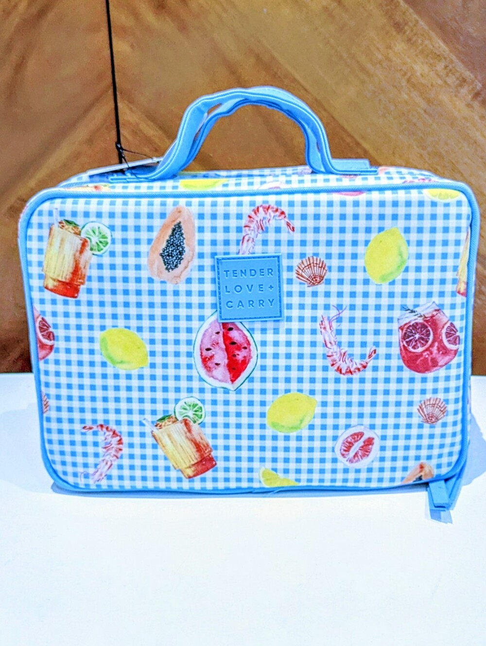 NWT Tender Love + Carry Blush/Pink Toiletry Weekender Bag with Hanger